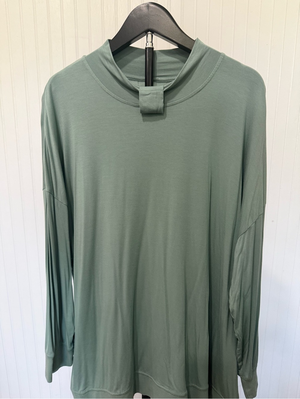 Double D Ranch Sage Green Long Sleeve Top